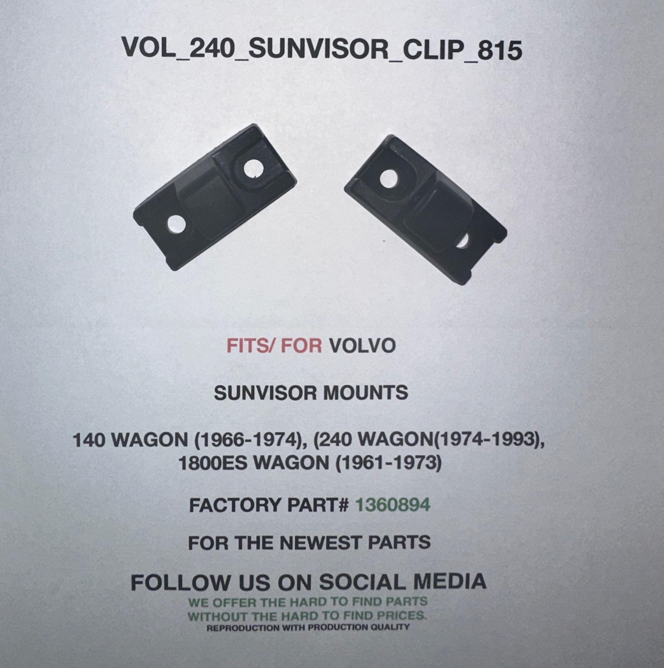 Sun Visor Clips