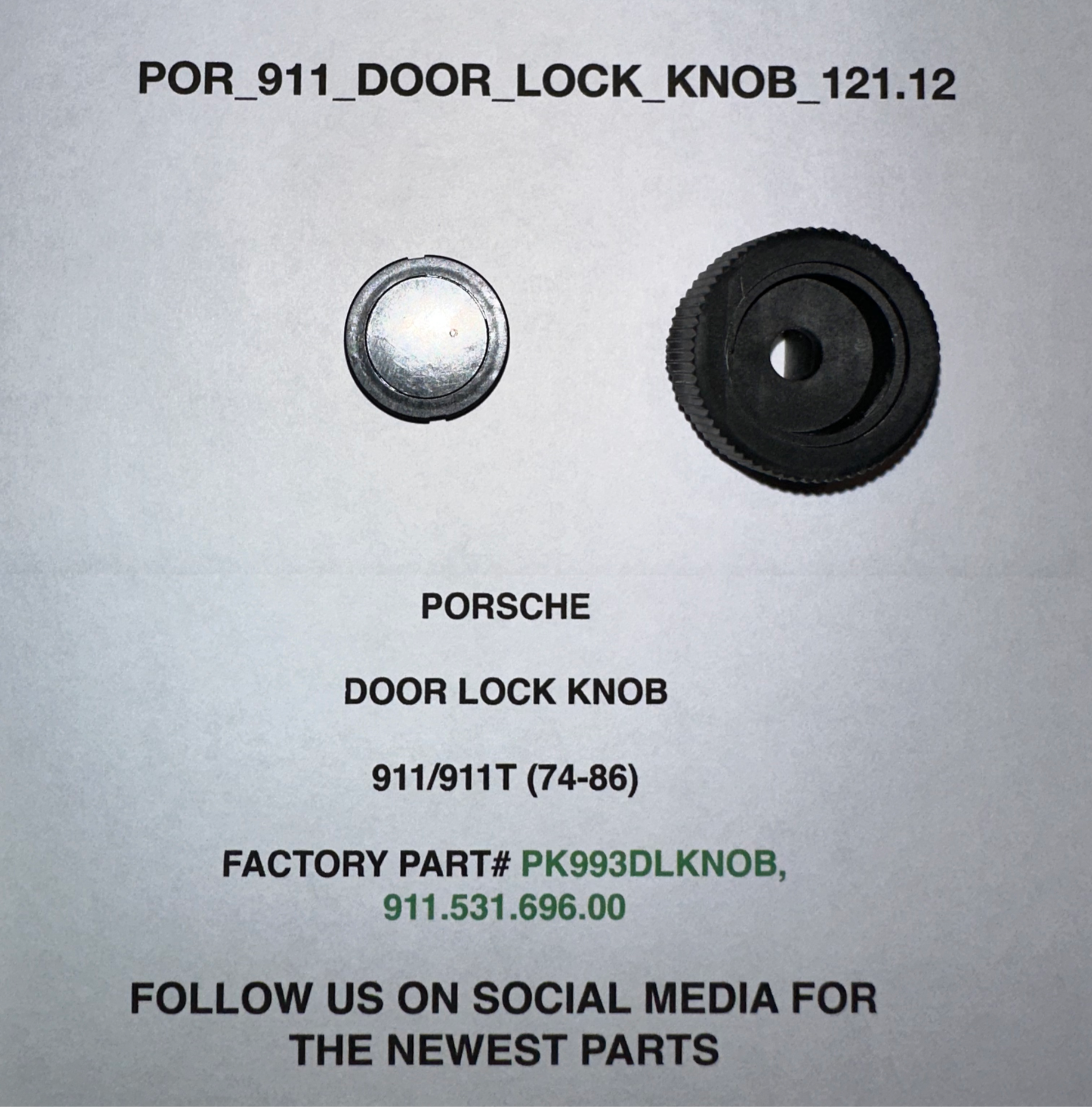 Door Lock Knob