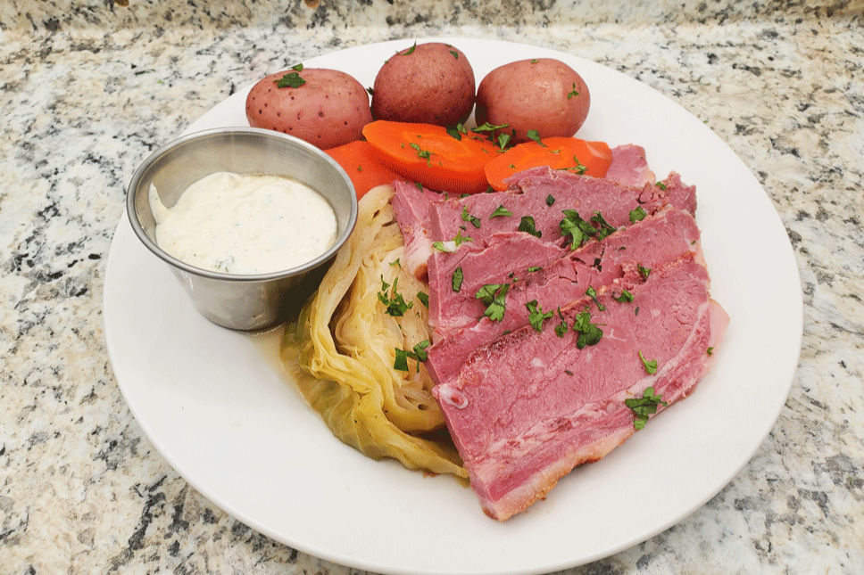 Corned Beef & Cabbage Dinner