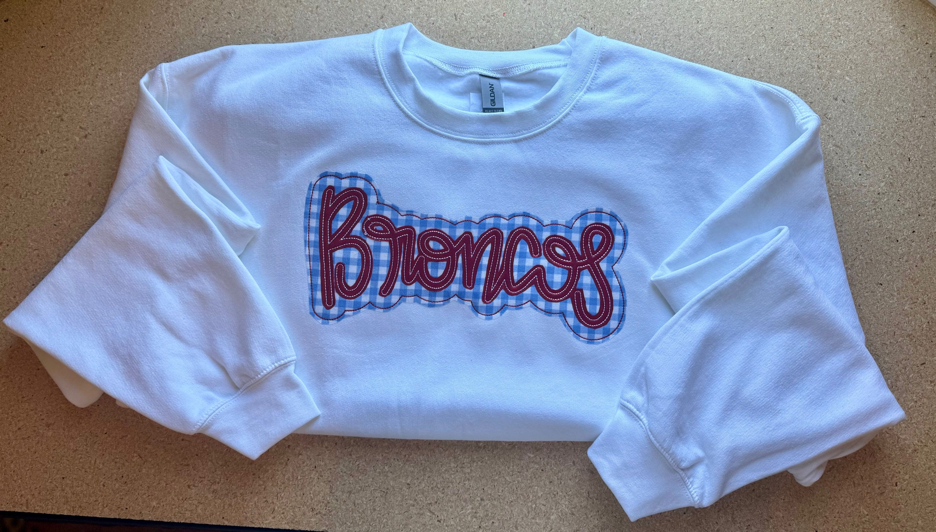 Gingham Broncos 
