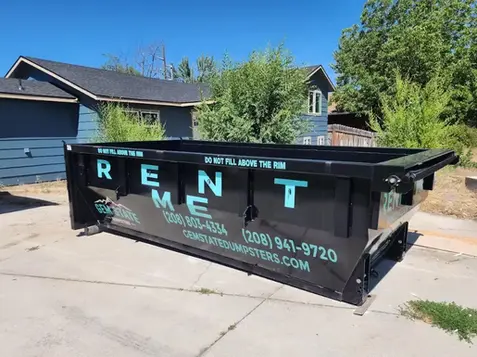 Gem State Dumpsters 15 yard residential dumpster Boise Idaho