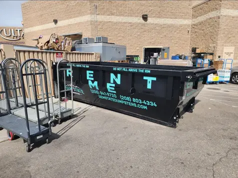 5 yard dumpster for home cleanout in Meridian Idaho