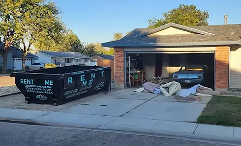 15-yard dumpster from Gem State Dumpsters in Meridian for residential cleanup 9.webp