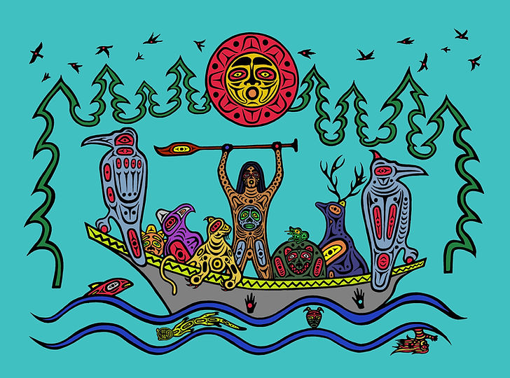 The Spirit Canoe from David Seven Deers.