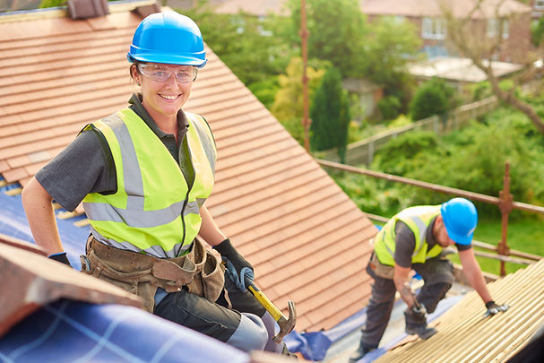 Roof Construction Workers