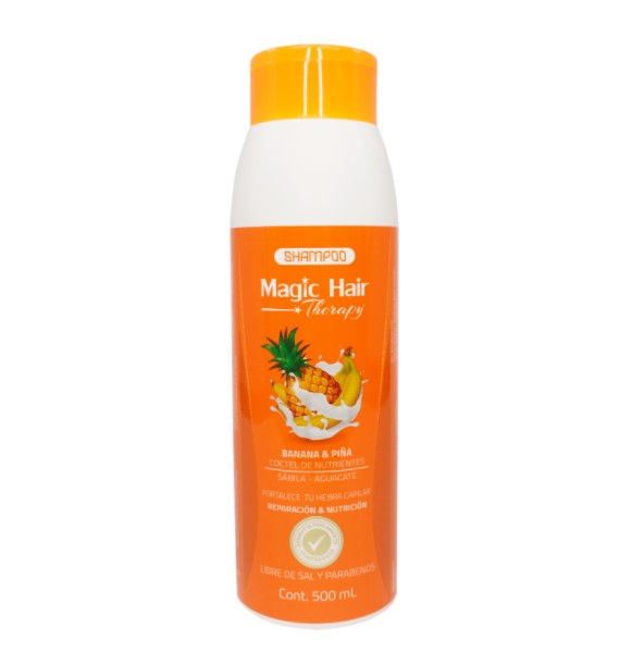 SHAMPOO ANTI CAÍDA BANANO Y PIÑA