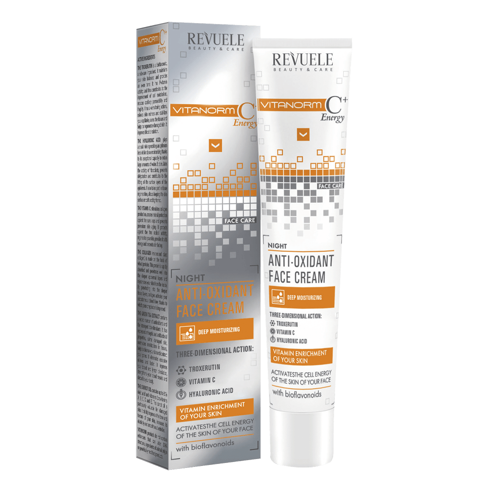 Crema de noche facial Antioxidante con Vitamina C