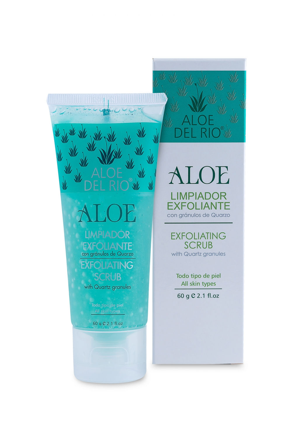 Aloe Limpiador Exfoliante con Microgránulos de Cuarzo