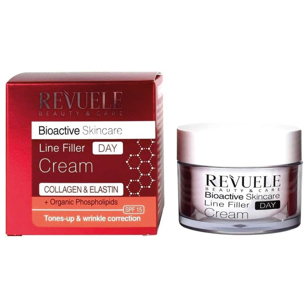 Crema de día facial con Colageno y Elastina.
