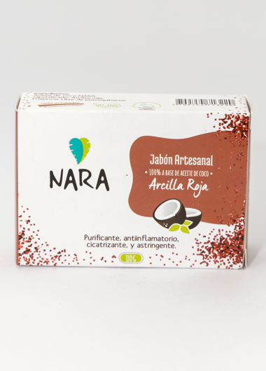 JABÓN ARTESANAL ARCILLA ROJA