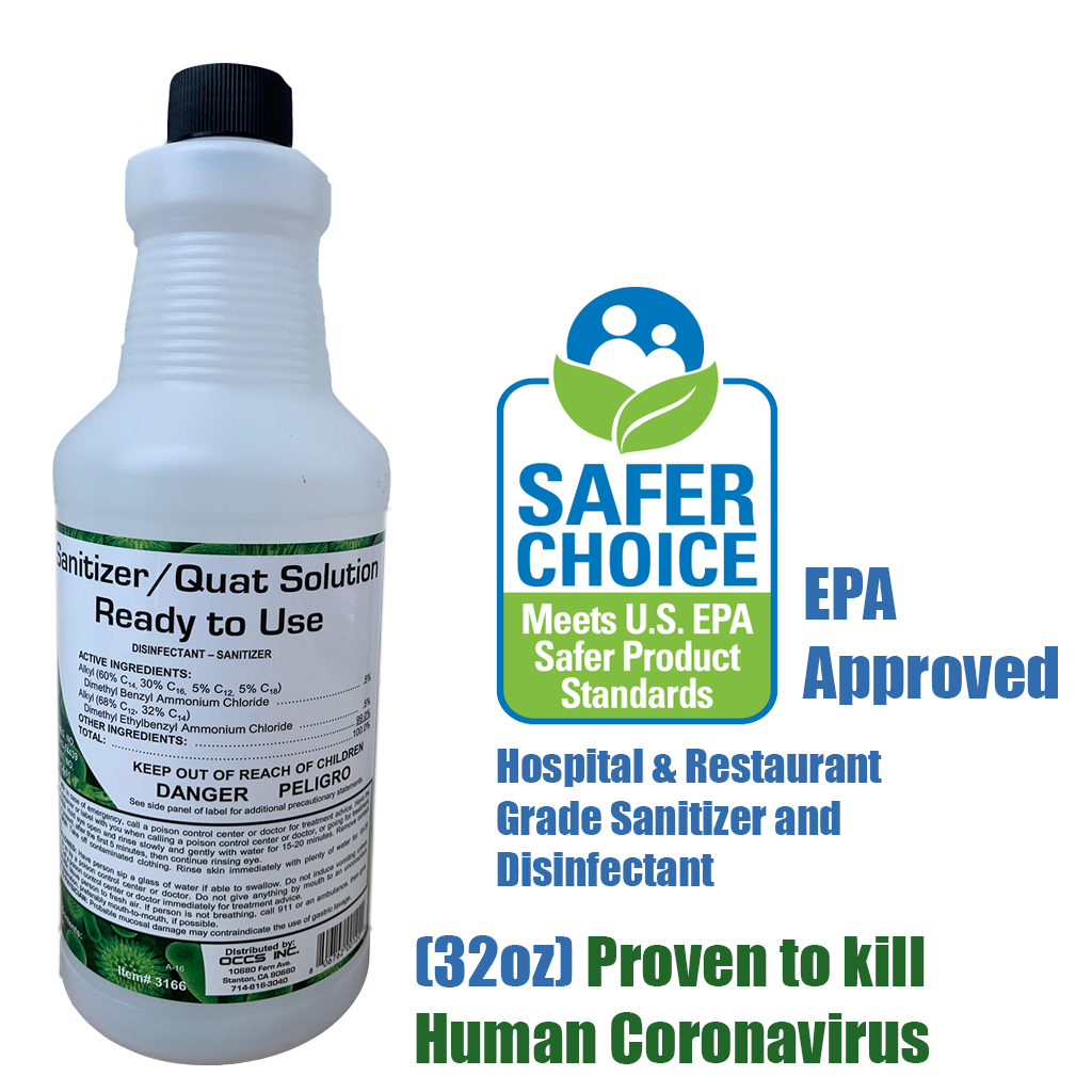 Spry Sanitizer / Quat Solution