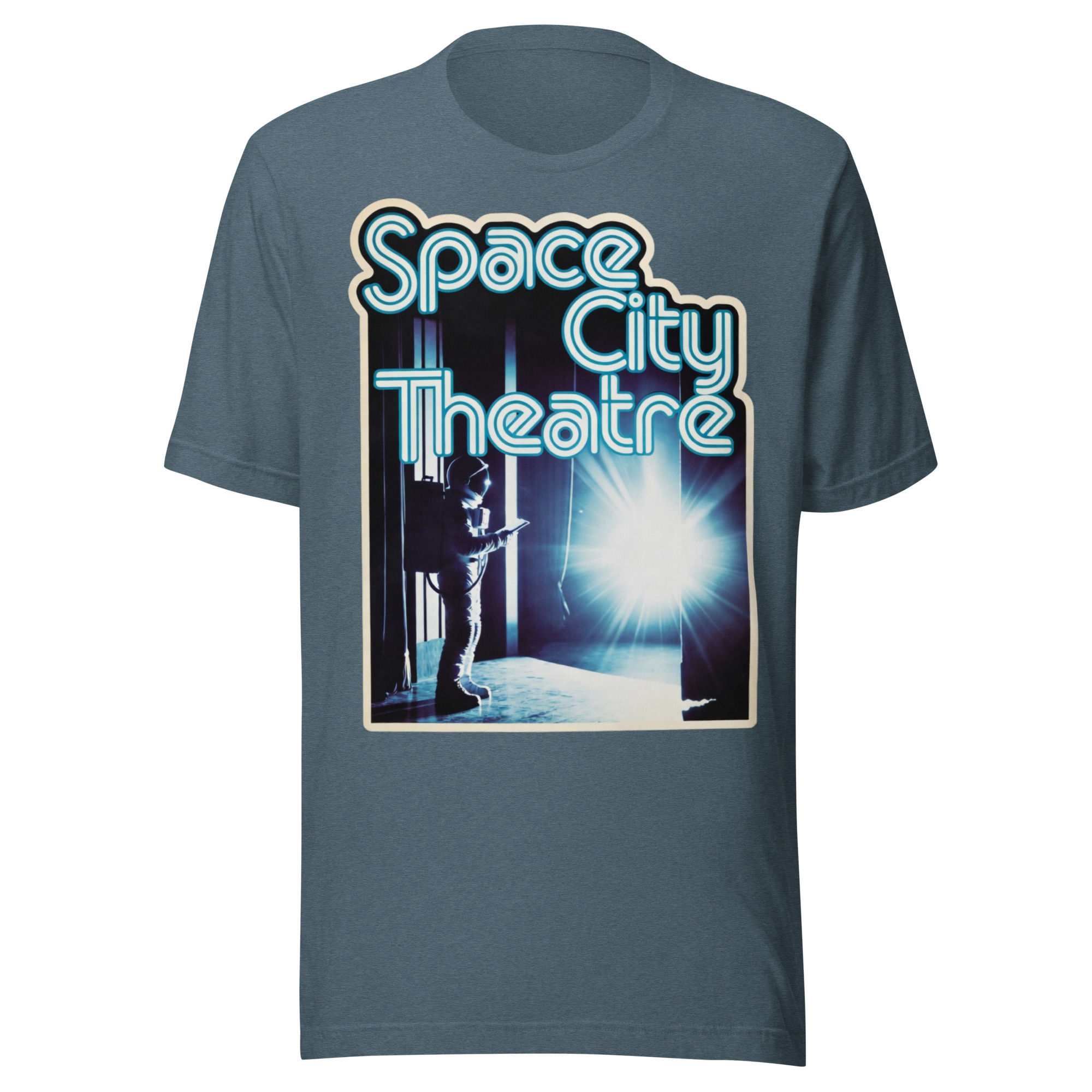 Blue Space Houston Theater Unisex t-shirt