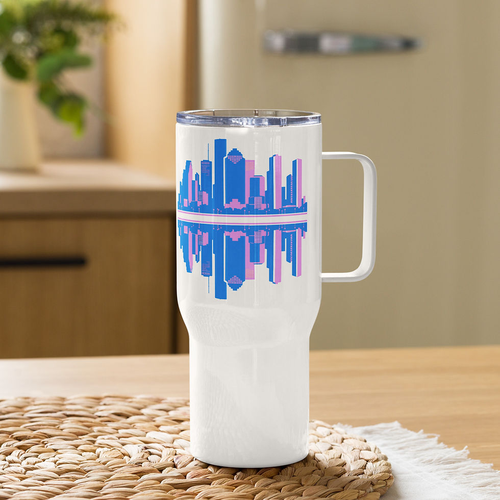 Thumbnail: 90's Travel mug with a handle