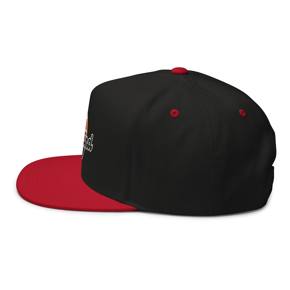 Thumbnail: The Cast (Flat Bill Cap) Embroidered