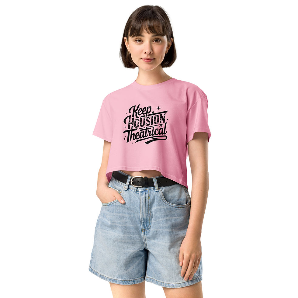 Thumbnail: Keep Houston Theatrical Women’s crop top