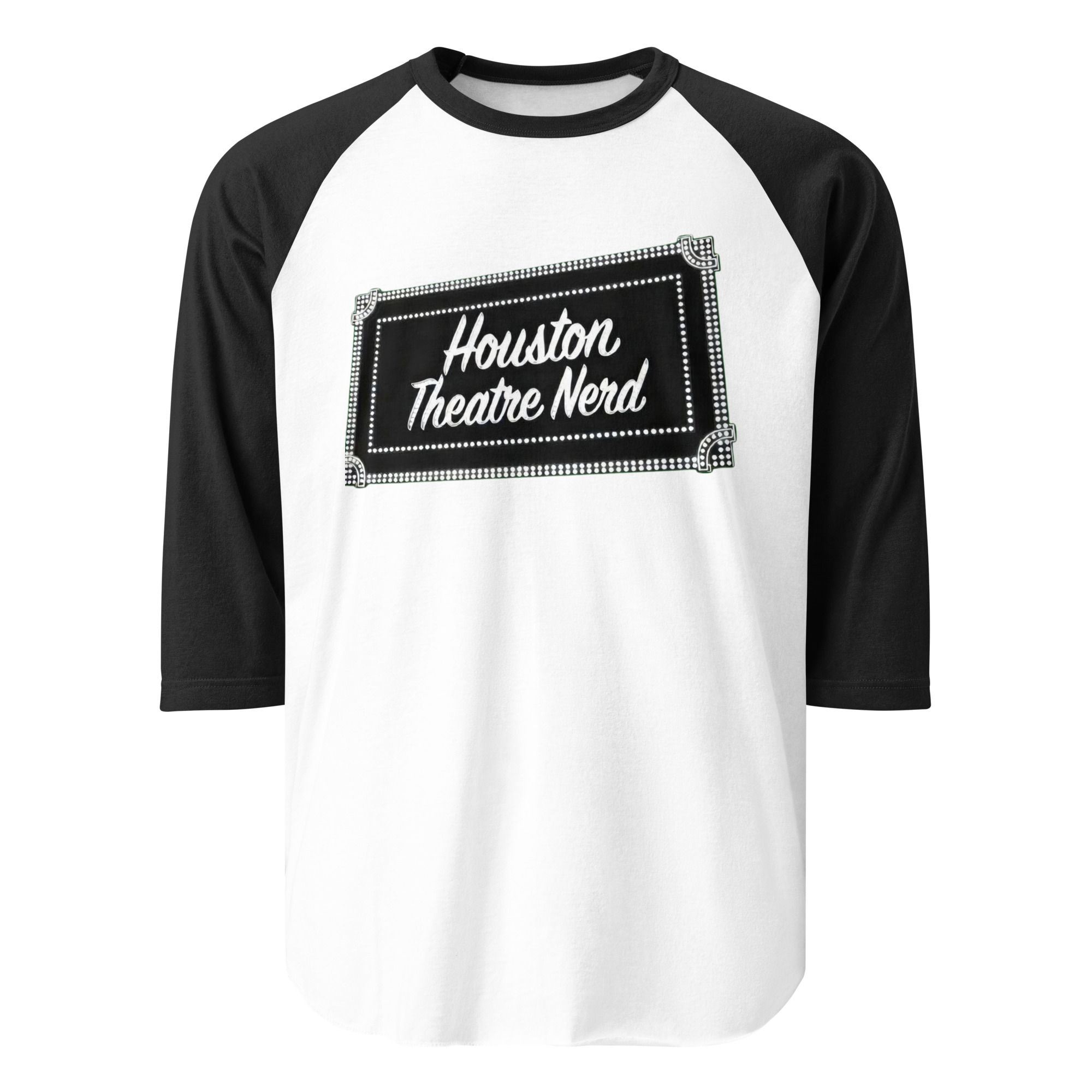Theatre Nerd Lights 3/4 sleeve raglan shirt