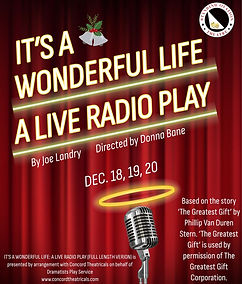 It's A Wonderful Life: A Live Radio Play — Webster , Play