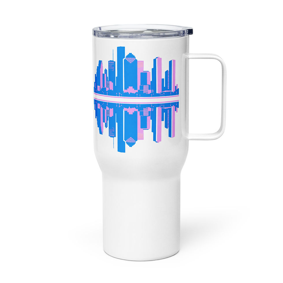 Thumbnail: 90's Travel mug with a handle
