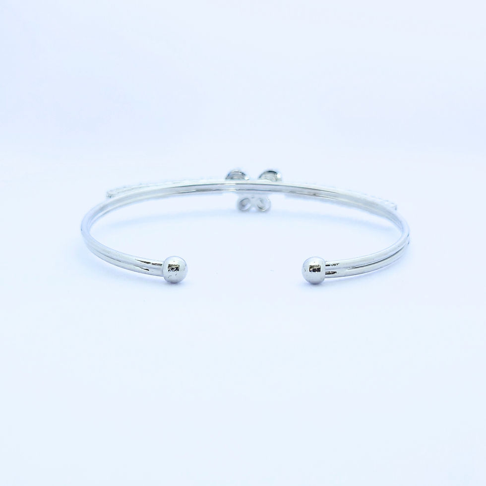 Thumbnail: Silver Plated Anti-Tarnish Bracelet for Women – Free Size