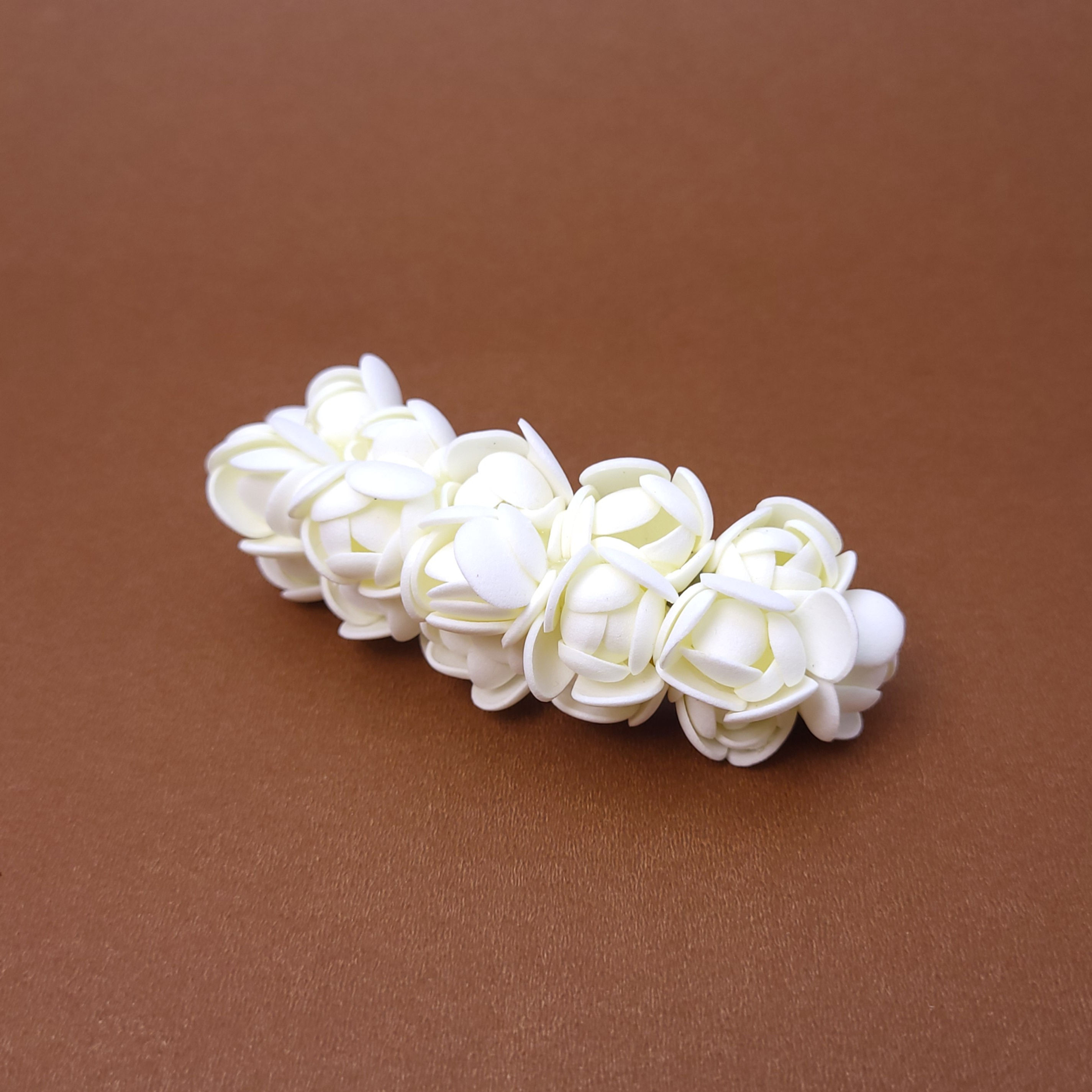 Jasmine Floral Barrette Clip - 1Pc