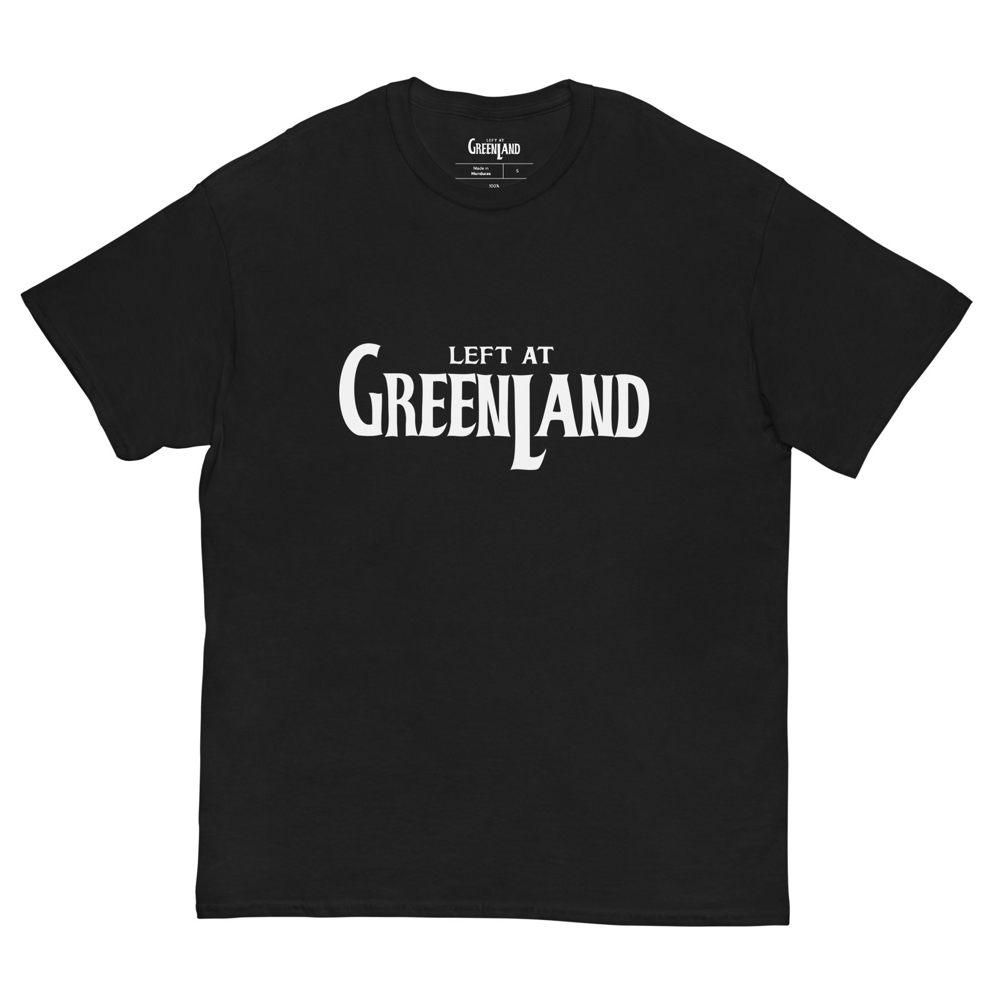 Left at Greenland White Logo T-Shirt