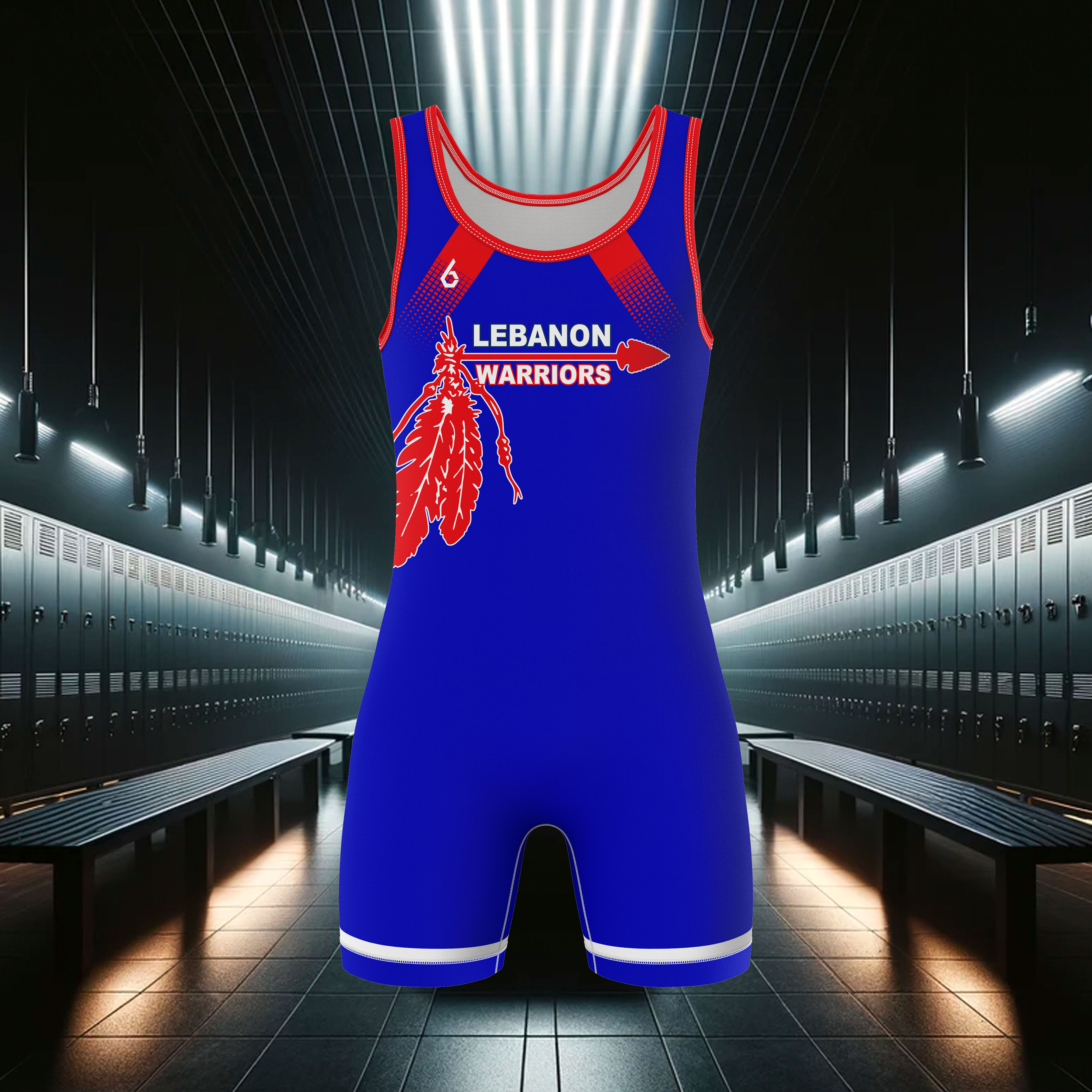 Lebanon Blue Alternate Singlet