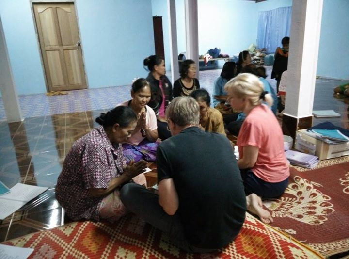 Facebook - Three new ladies prayed to receive Jesus and were baptized last night