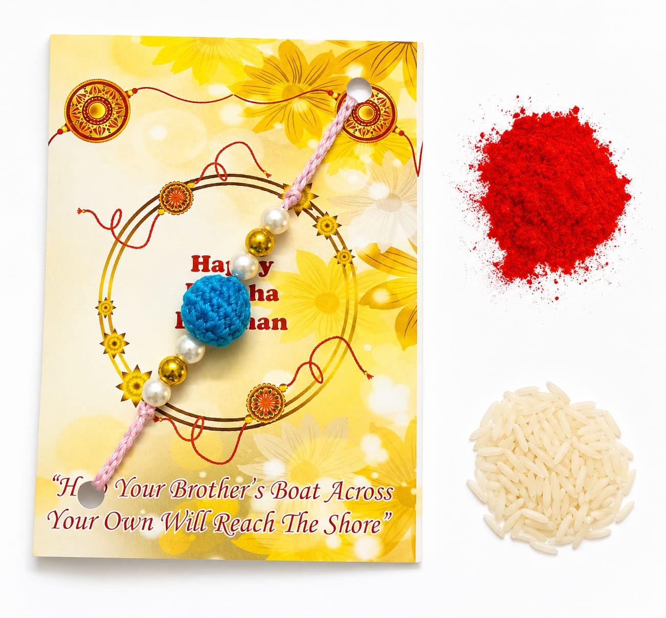 Crochet Beads Rakhi