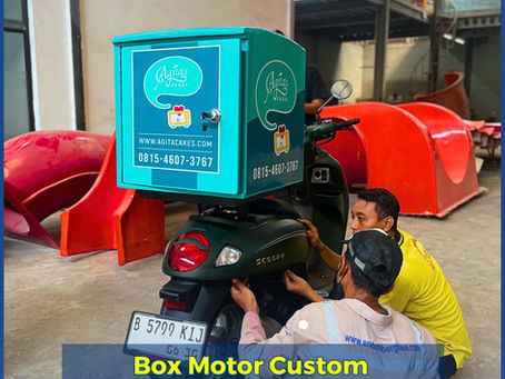 Box Motor Custom Fiberglass untuk New Scoopy – Kuat, Ringan, & Stylish dari PT. Putraprasendo Berkarya!