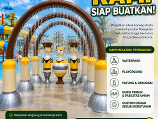Wahana Water Curtain Fiberglass Produksi Endofiberglass
