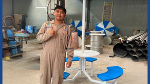 Produksi Payung Meja Parasol Kualitas Premium oleh EndoFiberglass – Tahan Cuaca & Tampil Elegan!