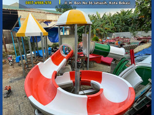 Proyek Donorejo Waterpark Jambi – Proses Produksi & Setting Waterslide oleh Endofiberglass