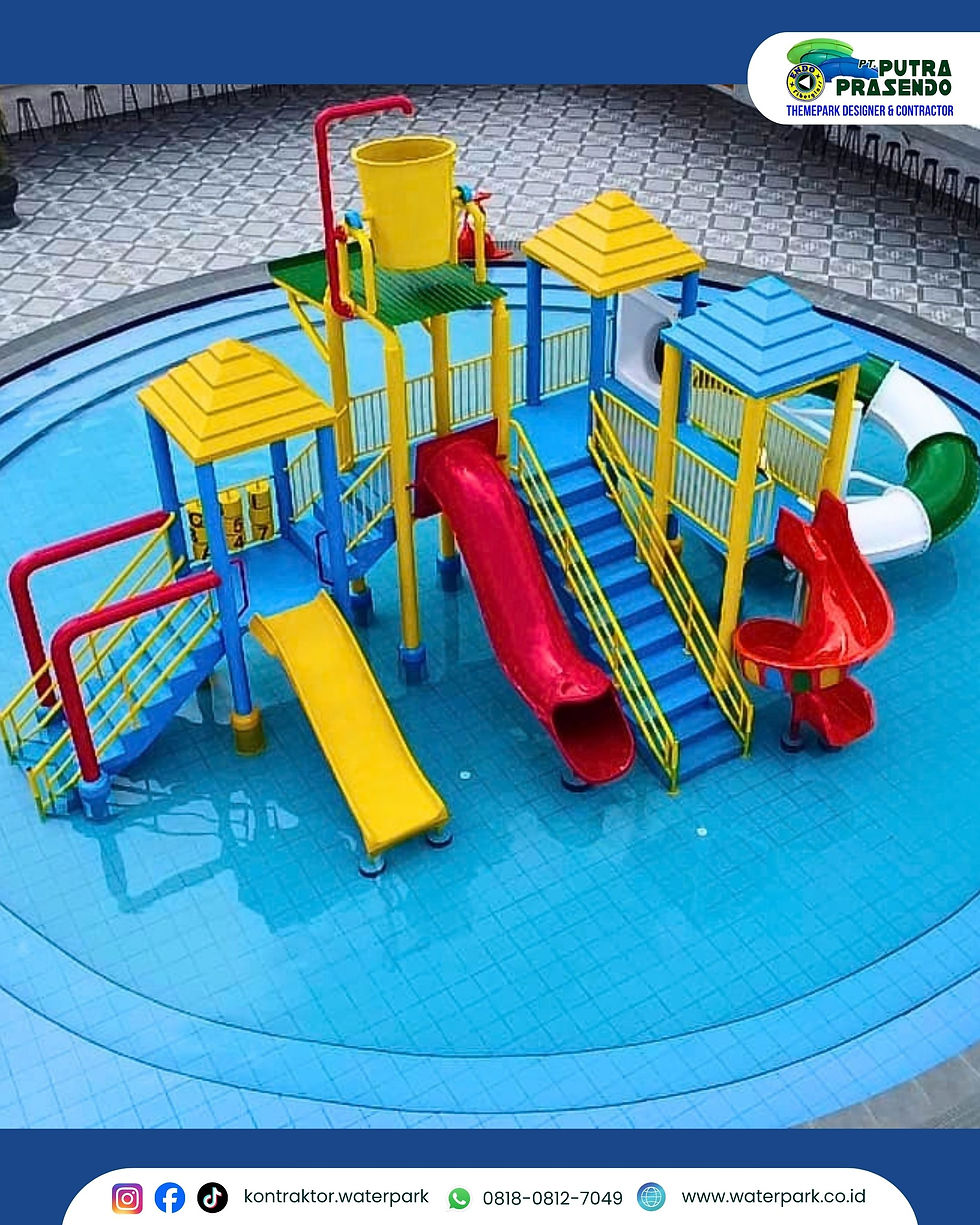 Playground Waterplay Fiberglass: Wahana Kolam Anak yang Bikin Pengunjung Betah dan Balik Lagi