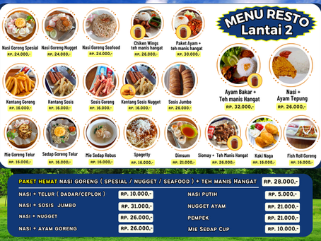 Menu Makanan Resto & Kedai