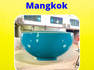 Ornamen Mangkuk & Struktur Kubah Fiberglass – Dari Cetakan Presisi Hingga Hasil Kilap Sempurna