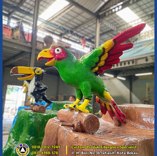patung maskot fiberglass