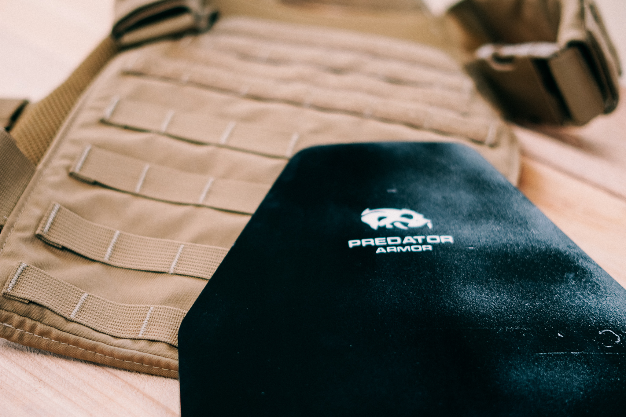 Steel Body Armor and Carrier