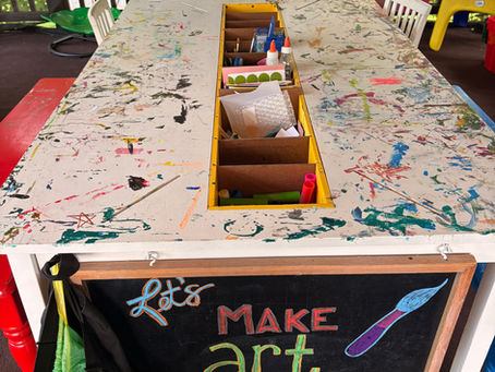 Sensory Spaces: Designated Creative Areas!