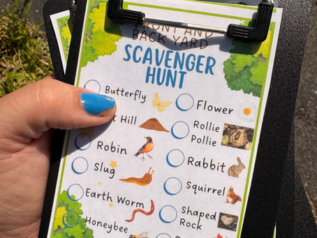 Simple Yard Scavenger Hunt