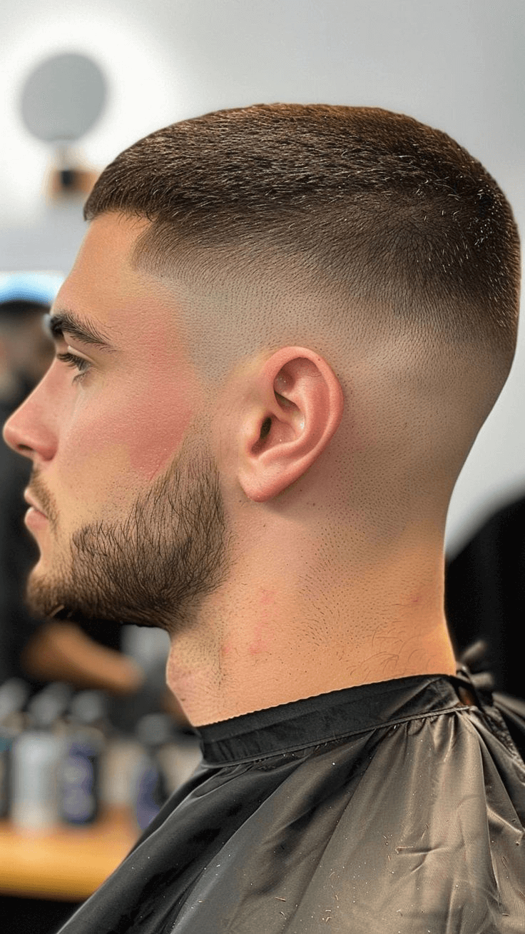 Gaya rambut pria Buzz Cut yang simpel dan maskulin