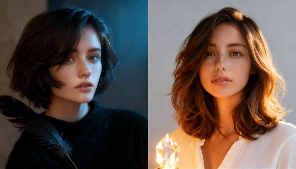 Beberapa perbandingan bob layer pendek dan model rambut bob layer sebahu untuk pilihan terbaik