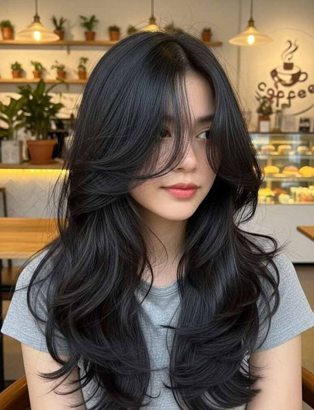Contoh potongan layer yang banyak diminati dengan efek bouncy yaitu buttterfy layer