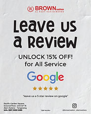  LEAVE A REVIEW, UNLOCK 15% for All Service