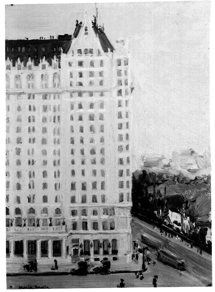 - María Sorolla, "Hotel Plaza, NY" 1909. Archivo Moreno, Fototeca del IPCE, Ministerio de Cultura de España.