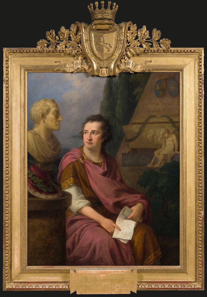 - Angelica Kauffmann, "Baron Gustaf Adolf Reuterholm", 1792. Nationalmuseum, Stockholm.