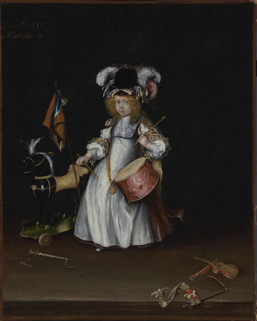 - Gesina ter Borch, "Portrait of Moses ter Borch as a Two-Year-Old", c.1667. Oil on canvas, 56 x 45 cm. Rijksmuseum, Amsterdam. Adquirido en 2024.