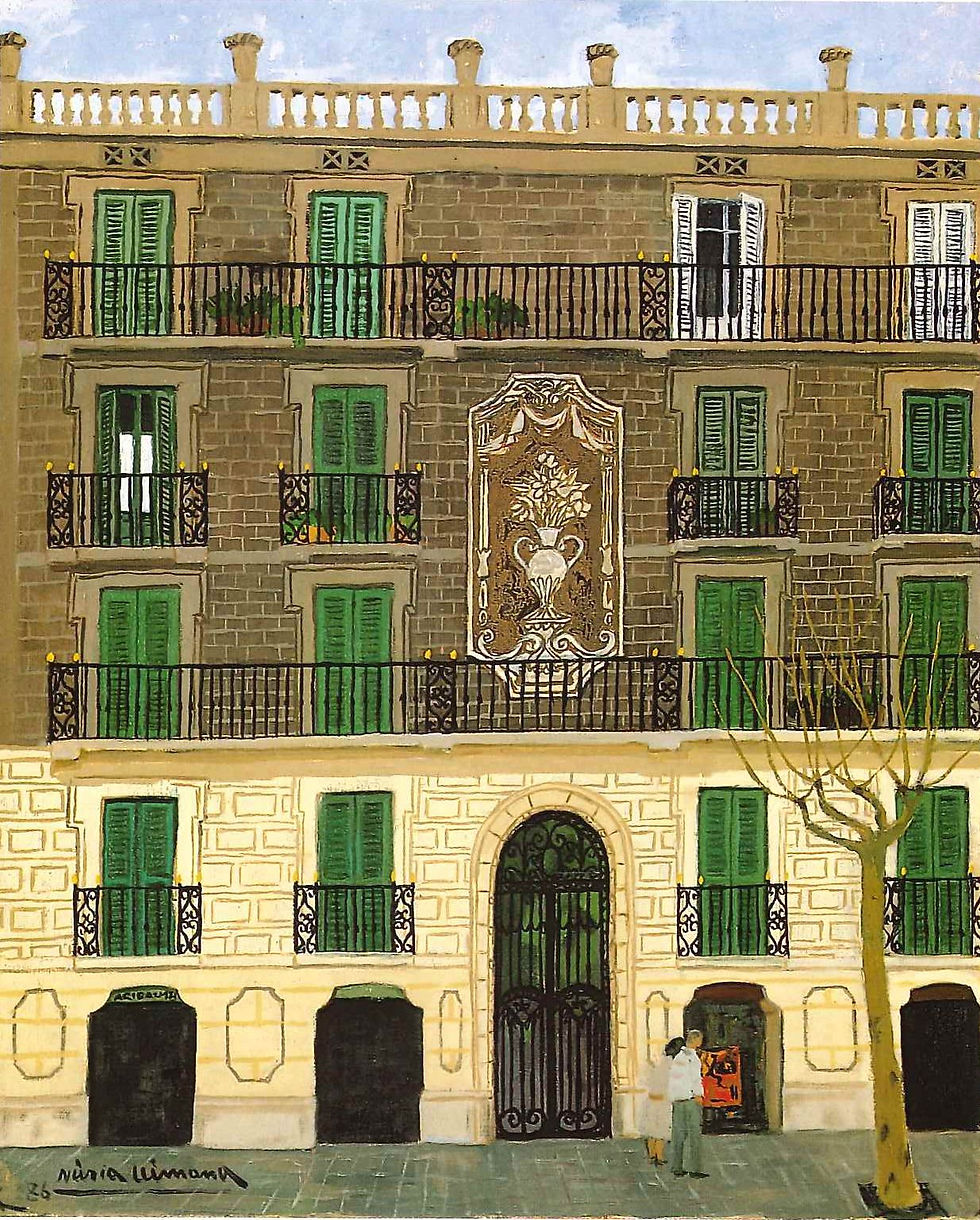 - Núria Llimona, "Carrer Aribau número 183", 1986. Arxiu familiar.