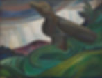 - Emily Carr, "Big Raven", 1931. Vancouver Art Gallery