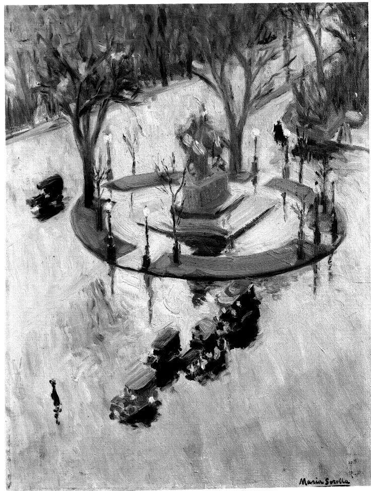 - María Sorolla, "Vista urbana, NY" 1909. Archivo Moreno, Fototeca del IPCE, Ministerio de Cultura de España.