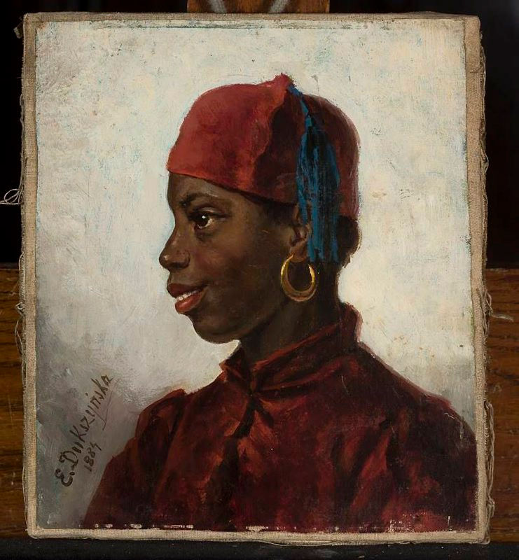 - Emilia Dukszyńska-Dukszta, "Black boy", 1884. National Museum in Warsaw.
